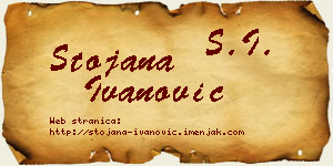 Stojana Ivanović vizit kartica